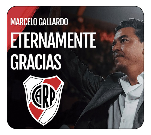 Mouse Pad Marcelo Gallardo Muñeco River Plate Futbol 1128