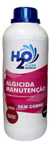 Limpador De Piscina Algicida Manutenção - H2o Clean Química