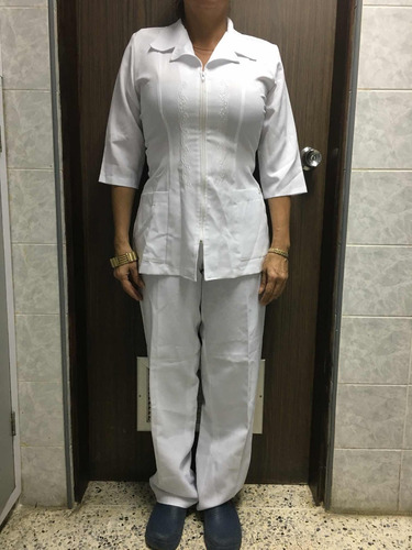 Uniforme Mono Traje De Enfermera Talla 10 Nuevo