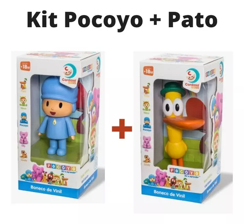 Boneco Pocoyo Grande De Vinil Articulado Boneca Desenho.