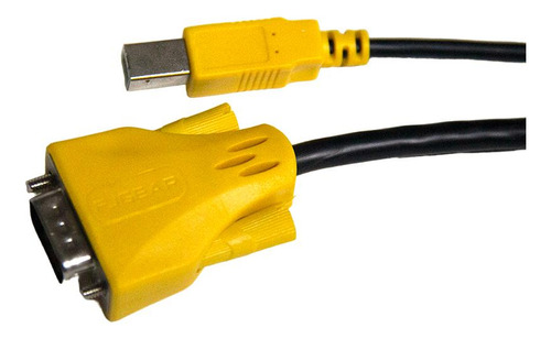 Chaveador Kvm Usb Switch 2 Porta Vga/kit C/2 Cabos Kvm Autom