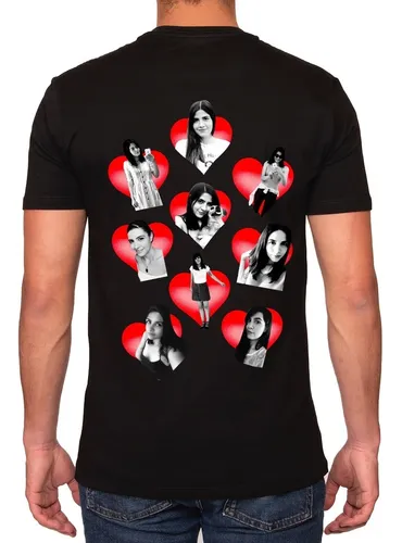 Playeras con corazones sale