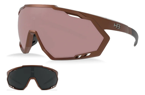 Óculos Hb Spin Esportivo Cooper Gray/amber- Solar