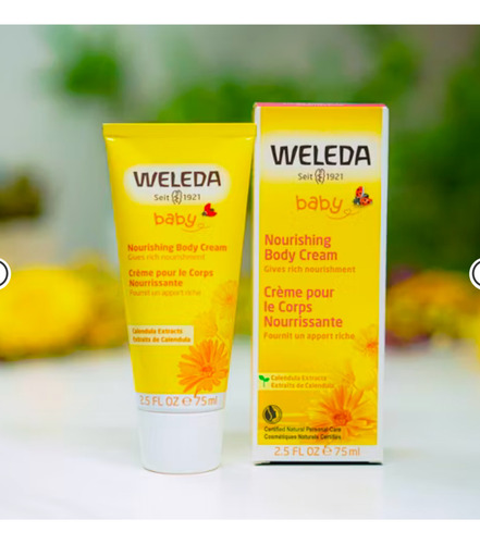 Creme Corporal Weleda Baby Calendula Nutritivo 75ml À Base D