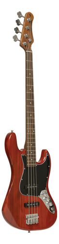 Bajo Eléctrico Stagg Sbj30 Jazz Bass Rojo