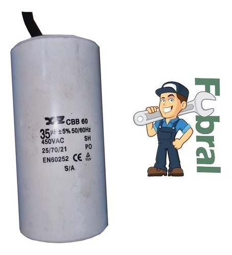 Capacitor O Condensador De  35uf De 450volts