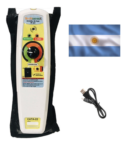Detector Fuga Gas Combustible Red Garrafa Argentino 12m Gar