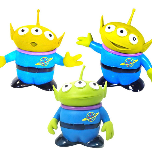 Juguetes 3 Marcianos Toy Story Aliens Pizza Planet Andy Wood