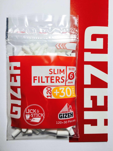 Gizeh Filtros Para Armar 6mm 150 Unidades X5 Oferta Filtro