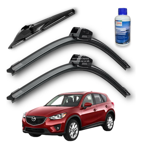 3 Plumas Limpiaparabrisas Mazda Cx-5 2010 2011 2012 2013