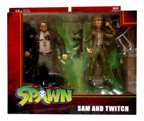 Mcfarlane Spawn Sam And Twitch Deluxe Excelente Sellado (Reacondicionado)