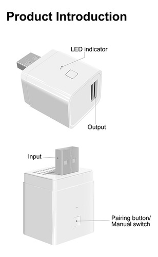 Adaptador Usb Tuya Wifi, 5 V, 2 A, Adaptador De Corriente Us