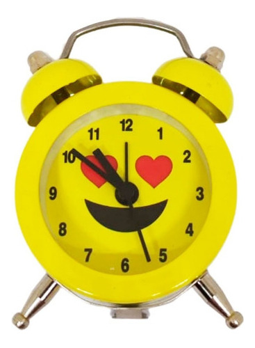 Reloj Despertador Mini 8x5,5 Cm Tamaño Motivo Campana 