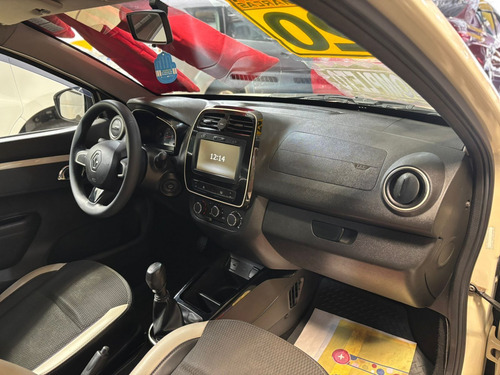 Renault Kwid 2020 1.0 Flex Intense Completo Manual Bege