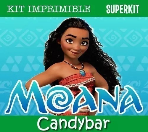 Kit Imprimible Moana Candybar