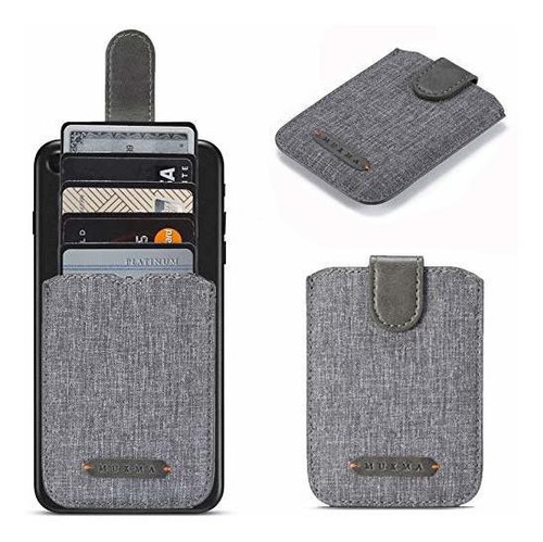 Funda Celular - Card Holder For Back Of Phone Rfid 5 Pull Cr