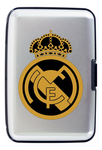 Billetera Compacta Real Madrid G Tarjetero Alumin Porta Doc 