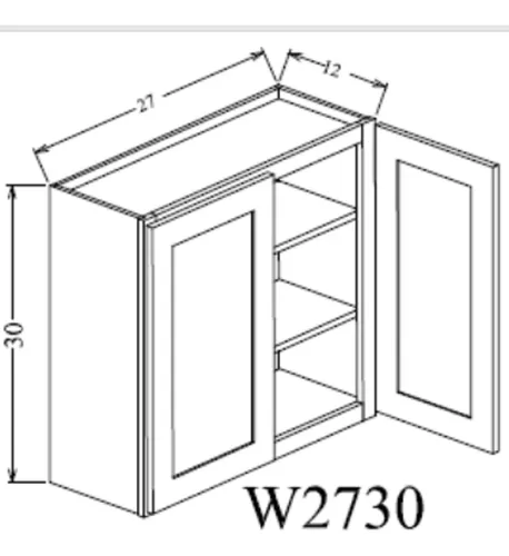 Gabinete Mueble Superior Modular Ws2730 Para Cocina- Baño