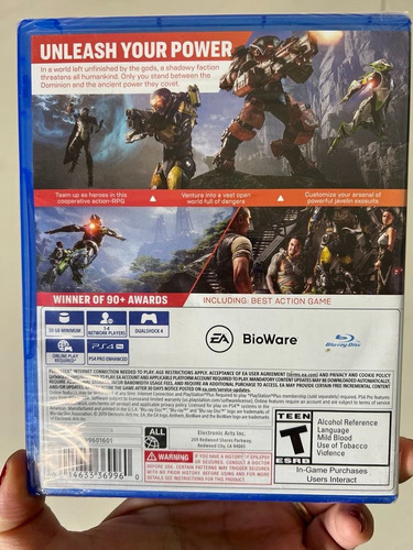 Anthem Bioware Para Ps4 Standard (Usado)