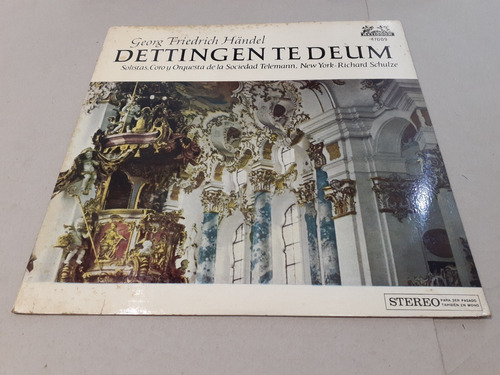 Dettingen Te Deum, Händel - Lp Vinilo Nacional 9.5/10