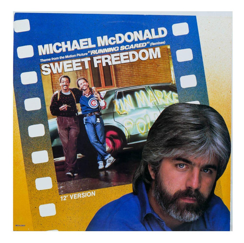 Michael Mcdonald - Sweet Freedom 12 Maxi Single Vinilo Usado