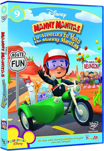 Manny A La Obra Aventura En Motocileta Pelicla Dvd Sellada