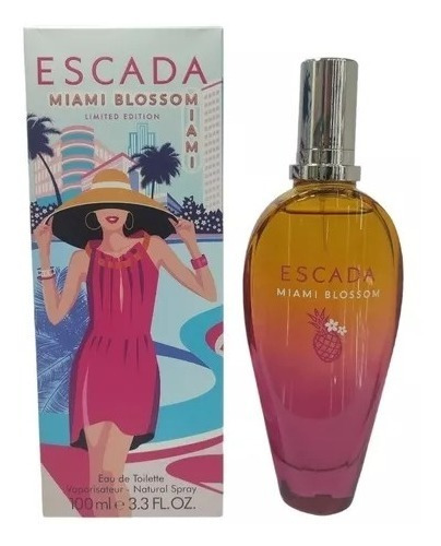 Perfume Miami Blossom Escada - mL a $2449