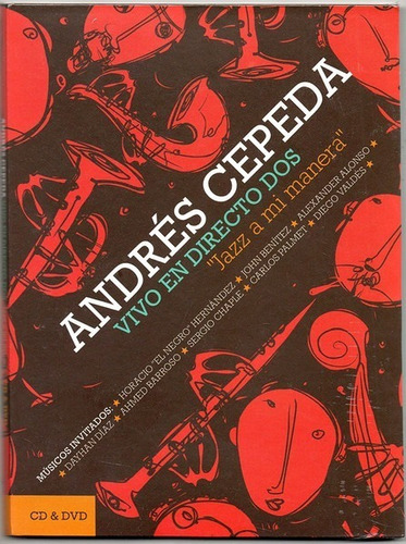 Andres Cepeda Vivo En Directo Dos  Jazz A Mi Manera Cd+dvd