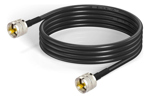 Superbat Rg8x Cable Coaxial De 6 Pies Pl259 Cable De Puente