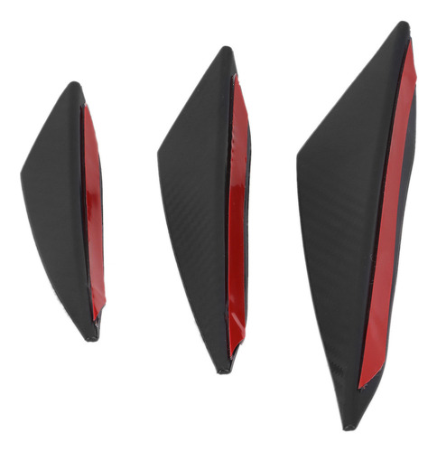 Pegatinas Tipo Canard For Parachoques Delanteros, 6 Unidade