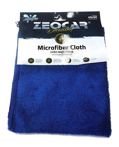 Paño De Microfibra Cloth Zeocar 40 X 50 Cm