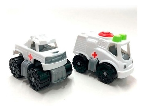 Duravit Set Vehiculos De Emergencias Ambulancia Y Camioneta