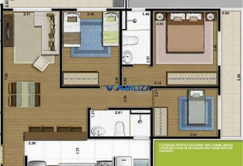 Imagem 16 de 18 de Apartamento Com 3 Dormitórios À Venda, 83 M² Por R$ 510.000,00 - Jardim Flor Da Montanha - Guarulhos/sp - Ap3778
