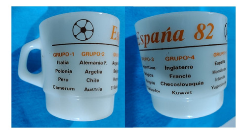 Taza Original Del Mundial De Futbol España 1982