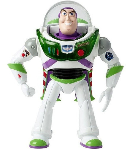 Novo Boneco Buzz Lightyear Toy Story 4 Luz E Som Mattel