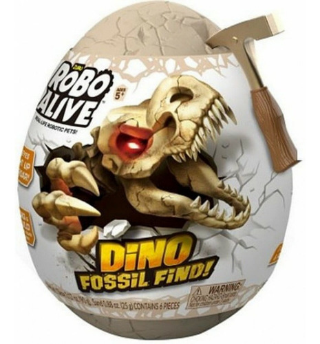 Robo Alive Dino Fossil Find Zuru Luz Y Sonidos