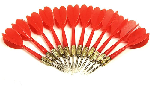 Midway Monsters 12 Pack Red Metal Tip Brass Balloon Dardos