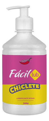 Lubrificante Íntimo Tamanho Grande Chiclete 500g Chillies