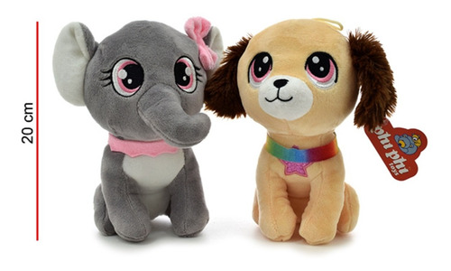 Perro Peluche Perrita Caniche 20cm Phi Phi Toys La Plata