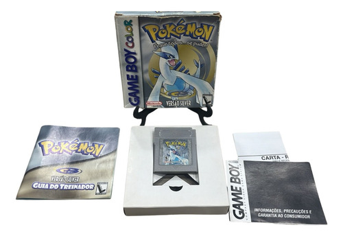 Pokémon Silver Nintendo Game Boy Na Caixa