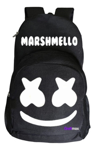 Mochila  Marshmello Face  Dj Musica Grafimax