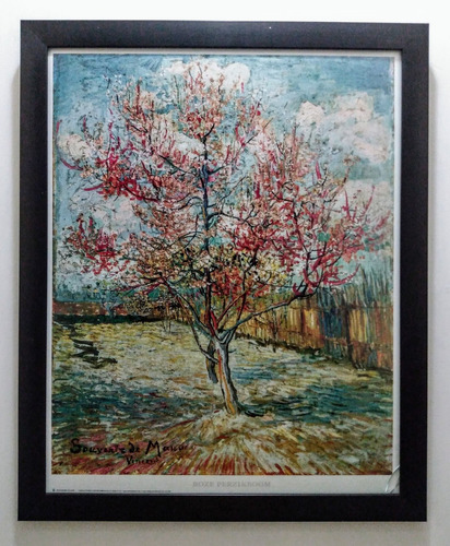 El Melocotón En Flor / Van Gogh / Litografía Enmarcada