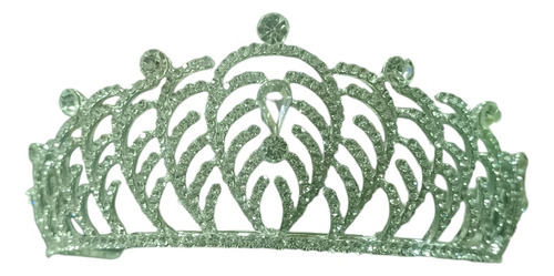 Corona Tiara De 15 Años Plateado 