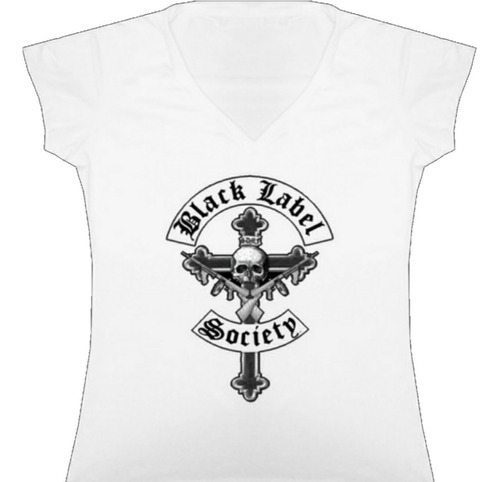 Blusa Camiseta Dama Black Label Society Rock Bca Urbanoz