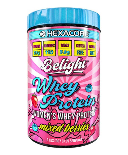 Proteina Hidrolizada Belight Hexacore 2 Libras.