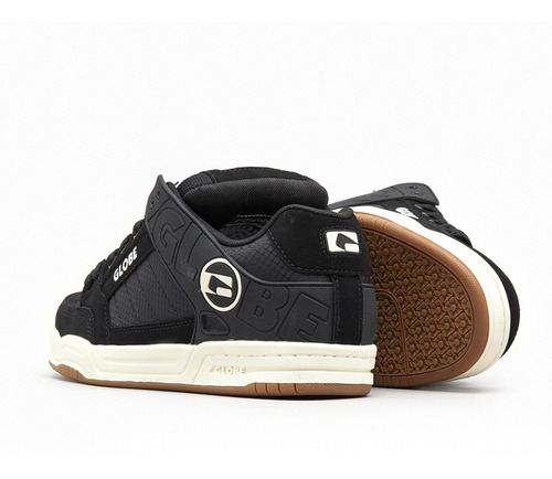 Imagen 5 de 10 de Tenis Globe Tilt Black Antique Ripstop Skate Hombre