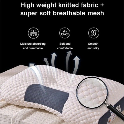 . Almohada Estándar Almohada Ajustable Para El Cuello