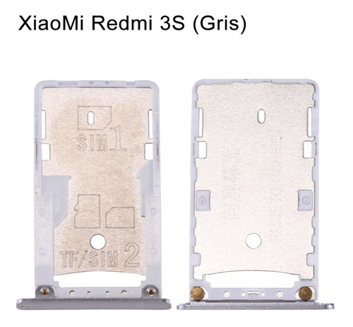 Bandeja Porta Sim Compatible Con Xiaomi Redmi 3s