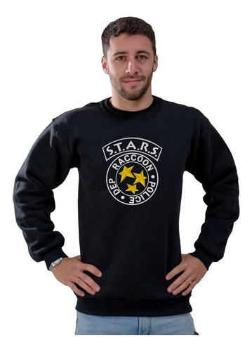 Imagen 1 de 1 de Buzo Hoodies Stars Police Raccoon Resident Evil