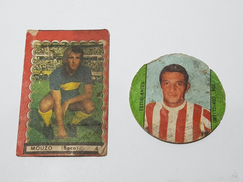 Antiguas Figuritas Fútbol 1977 Lote X 2 Boca Estud Mag 58321